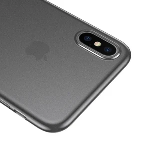 Ультратонкий чохол Baseus Wing Case Transparent Black для iPhone X | XS - Фото 5