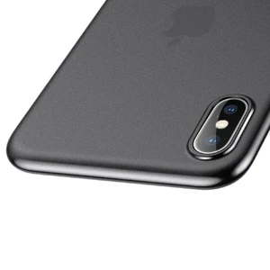 Ультратонкий чохол Baseus Wing Case Transparent Black для iPhone X | XS - Фото 6