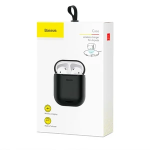 Беспроводной зарядный чехол Baseus Wireless Charger Black для AirPods - Фото 5