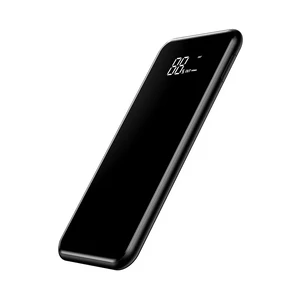 Повербанк з дисплеєм і бездротовою зарядкою Baseus Wireless Charger 8000mAh Black - Фото 4