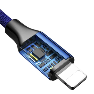 Кабель Baseus Yiven Series USB Type-C to Lightning Blue 1m - Фото 2