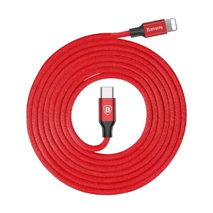 Кабель Baseus Yiven Series USB Type-C to Lightning Red 1m - Фото 3