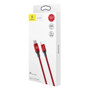 Кабель Baseus Yiven Series USB Type-C to Lightning Red 1m - Фото 4