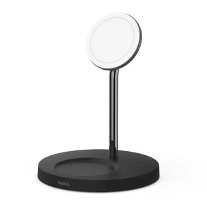 Док-станція Belkin 2-in-1 Wireless Charger with MagSafe Black для iPhone | AirPods - Фото 2