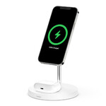 Док-станція Belkin 2-in-1 Wireless Charger with MagSafe White для iPhone | AirPods