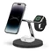 Беспроводное зарядное устройство Belkin 3-in-1 Boost Charger Pro with MagSafe 15W Black для iPhone | AirPods | Apple Watch (2022)  - Фото 1