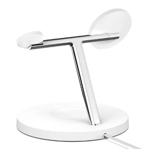 Беспроводное зарядное устройство Belkin 3-in-1 Boost Charger Pro with MagSafe 15W White для iPhone | AirPods | Apple Watch (2022) - Фото 6