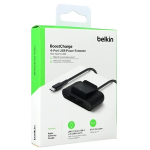 Адаптер (хаб) Belkin BoostCharge 4-Port Power Extender 30W з роз'ємами 2xUSB-C, 2xUSB-A для iPhone | iPad | MacBook - Фото 6