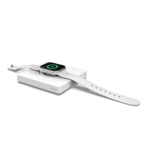 Бездротова швидка зарядка Belkin BOOST↑CHARGE PRO White для Apple Watch з підтримкою нічного режиму, 20 Вт - Фото 2