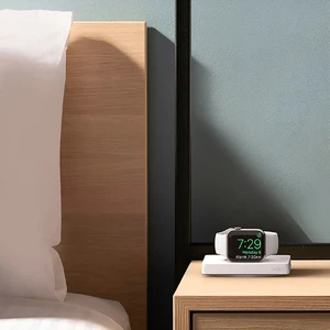 Бездротова швидка зарядка Belkin BOOST↑CHARGE PRO White для Apple Watch з підтримкою нічного режиму, 20 Вт - Фото 3