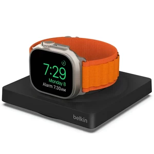Беспроводная быстрая зарядка Belkin BOOST↑CHARGE PRO Black для Apple Watch c поддержкой ночного режима, 20 Вт