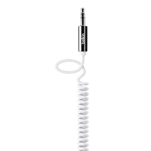 Акустичний кабель Belkin Coiled 3.5 AUX White AV10126qe06 - Фото 1