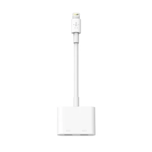 Перехідник Belkin Lightning to Lightning Audio + Charge RockStar - Фото 2