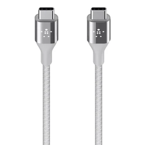 Нейлоновий кабель Belkin MIXIT ↑ DuraTek USB-C Silver 1.2m - Фото 2