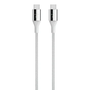 Нейлоновий кабель Belkin MIXIT ↑ DuraTek USB-C Silver 1.2m