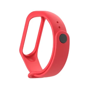 Силіконовий ремінець iLoungeMax для фітнес-браслета Xiaomi Mi Band 3 | 4 Red - Фото 2