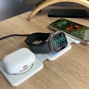 Складная портативная док-станция 3-в-1 для iPhone, Apple Watch, AirPods с быстрой зарядкой 15W | iLoungeMax MagSafe Foldable - Фото 5