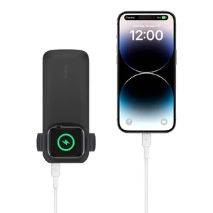 Швидка бездротова зарядка 20 Вт/7,5 Вт з повербанком Belkin BoostCharge Pro для Apple Watch | AirPods Pro 2 | iPhone | Android, 10000 mAh