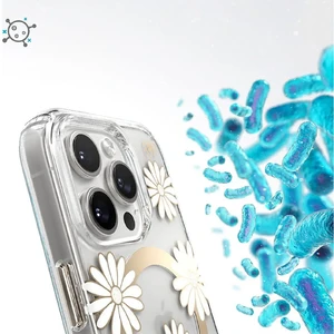 Прозорий біло-золотий чохол Speck Presidio Lux ClickLock MagSafe для iPhone 16 Pro - Фото 4