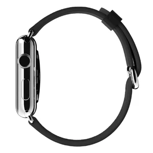 Ремешок Apple 41mm | 40mm | 38mm Black Classic Buckle (MMH82 | MLHG2) для Apple Watch - Фото 2