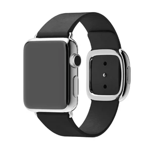 Ремінець Apple Modern Buckle Black Medium (MJY82) для Apple Watch 41mm | 40mm | 38mm MJY82 - Фото 1