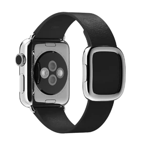 Ремінець Apple Modern Buckle Black Medium (MJY82) для Apple Watch 41mm | 40mm | 38mm - Фото 2