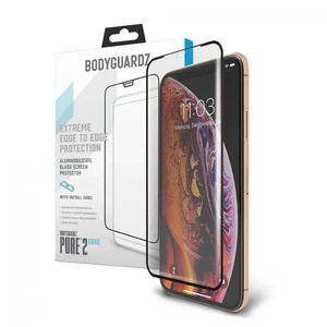 Захисне скло BodyGuardz Pure 2 Edge для iPhone 11 Pro Max | XS Max з рамкою для поклейки - Фото 3