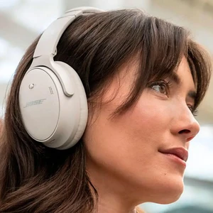 Беспроводные наушники Bose QuietComfort 45 Headphones White Smoke - Фото 4