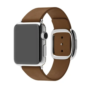 Ремешок Apple Modern Buckle Brown Medium (MJ552) для Apple Watch 41mm | 40mm | 38mm MJ552 - Фото 1
