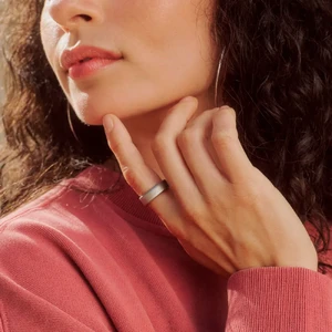 Розумне кільце Oura Ring 5 Brushed Silver Size 6 - Фото 4