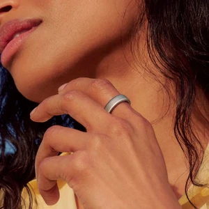 Розумне кільце Oura Ring 5 Brushed Silver Size 6 - Фото 5