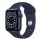 б/у Смарт-часы Apple Watch Series 6 GPS, 44mm Blue Aluminum Case with Deep Navy Sport Band (M00J3)  - Фото 1