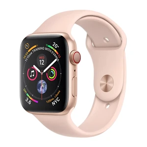 б/в Apple Watch Series 4, 44mm GPS Gold Aluminum Case Pink Sand Sport Band (MU6F2) MU6F2 - Фото 1