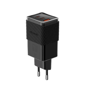 Быстрое зарядное устройство Mcdodo Dichromatic GaN 5 2xUSB-C + USB-A 67W Black