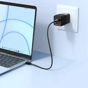 Быстрое зарядное устройство Mcdodo Dichromatic GaN 5 2xUSB-C + USB-A 67W Black - Фото 3