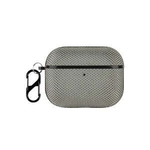 Чохол з карабіном iLoungeMax Nylon Case Gray для AirPods Pro 3  - Фото 1