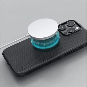 Черный магнитный чехол Nillkin Frosted Shield Pro для iPhone 16 Pro - Фото 9