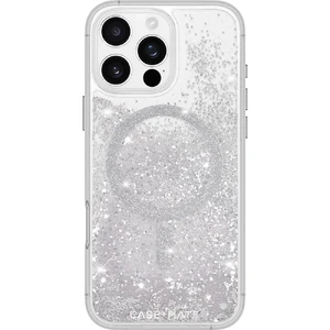 Серебряный блестящий чехол Case-Mate Waterfall MagSafe для iPhone 16 Pro Max - Фото 2