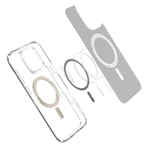 Прозорий золотий чохол Spigen Ultra Hybrid Mag для iPhone 16 Pro - Фото 4