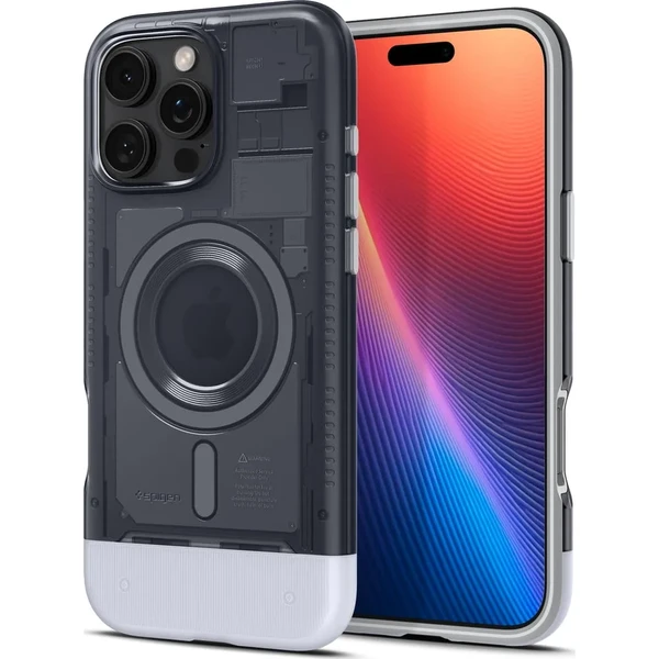 Сірий чохол Spigen Classic C1 Mag для iPhone 16 Pro MagSafe в Ужгороді