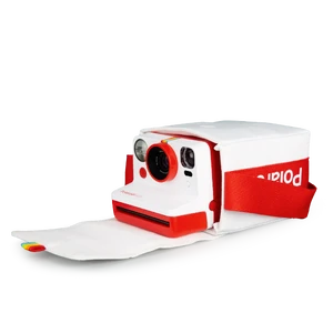 Сумка для фотокамеры моментальной печати Polaroid Now White/Red - Фото 4