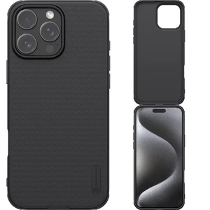 Чорний матовий чохол Nillkin Frosted Shield Pro для iPhone 16 Pro - Фото 8