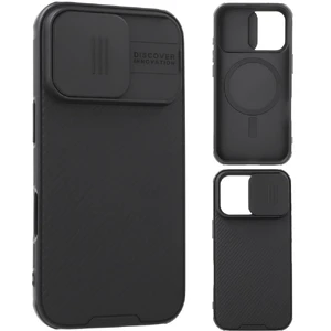 Чорний магнітний чохол Nillkin CamShield Pro для iPhone 16 Pro - Фото 6