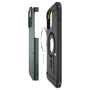 Зелений чохол Spigen Tough Armor Mag для iPhone 16 Pro - Фото 3