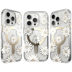 Прозорий біло-золотий чохол Speck Presidio Lux ClickLock MagSafe для iPhone 16 Pro - Фото 12