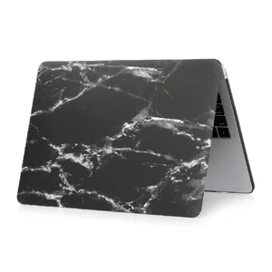 Мраморный чехол iLoungeMax Marble Black | White для MacBook Air 13" (M1 | 2020 | 2019 | 2018) - Фото 2