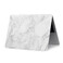 Мраморный чехол iLoungeMax Marble White | White для MacBook Air 13" (M1 | 2020 | 2019 | 2018) - Фото 2