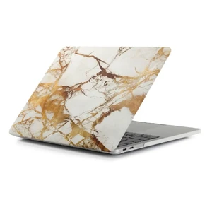 Мармуровий чохол iLoungeMax Marble White | Yellow для MacBook Air 13" (M1 | 2020 | 2019 | 2018)  - Фото 1