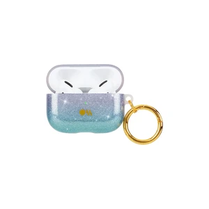 Блестящий силиконовый чехол с карабином Case-Mate Iridescent Crystal для AirPods Pro - Фото 2