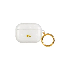Блискучий силіконовий чохол з карабіном Case-Mate Crystal для AirPods Pro